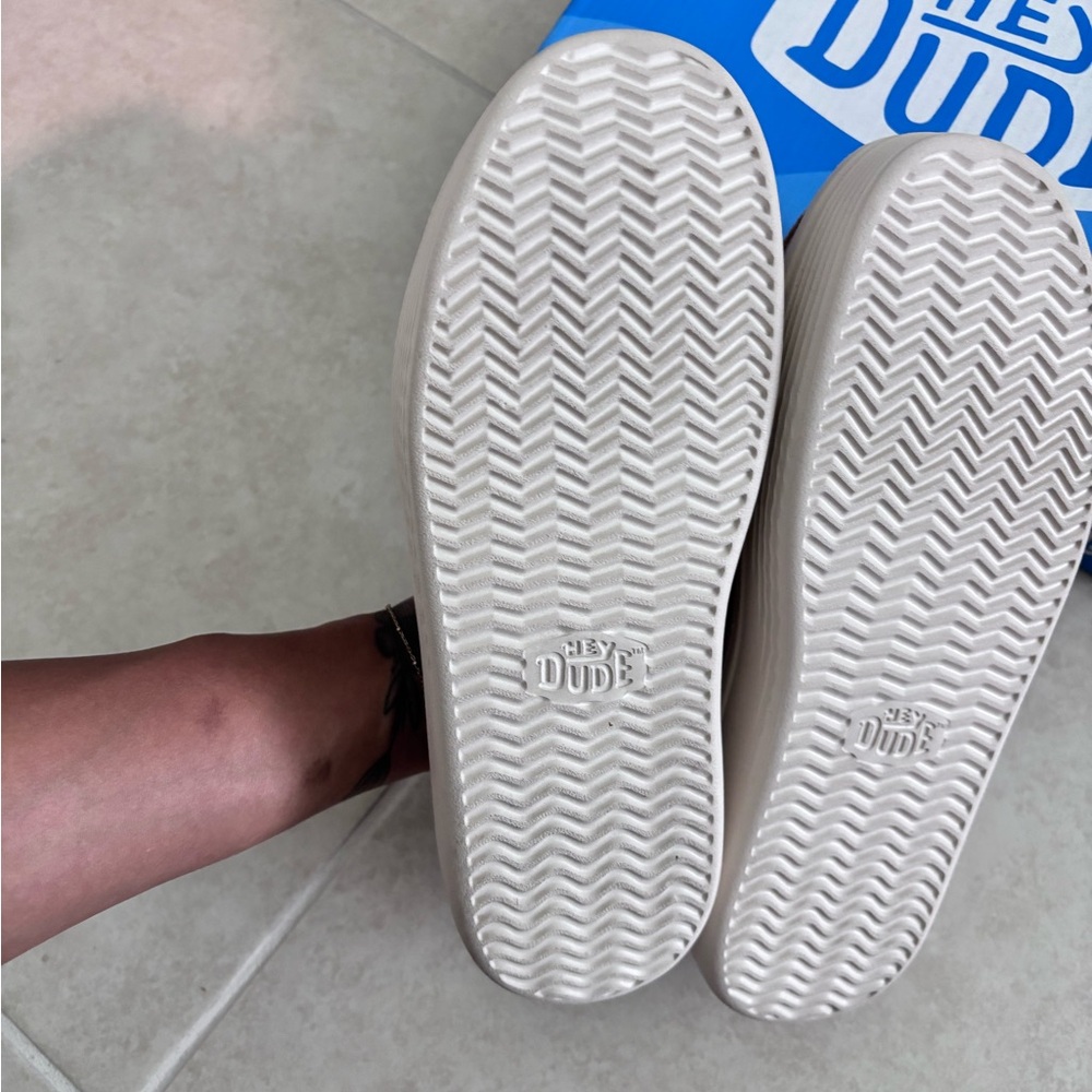Hey Dude Slip-On Sneakers in Dusty Rose Taupe - Picture 4 of 4